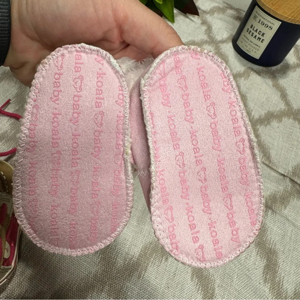 Sperry Baby Walker Shoes Bundle Pink Gold Glitter Floral 0-6M Size 1-2